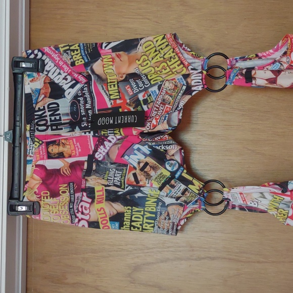 RARE Tabloid Gossip Club Leggings - Picture 3 of 8